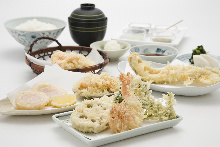 Assorted tempura, 7 kinds