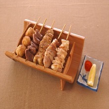 Assorted grilled skewers, 5 kinds