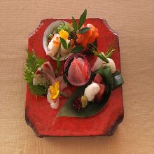 Assorted sashimi, 7 kinds