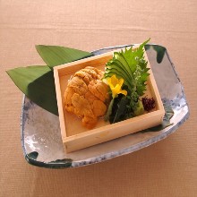 Raw sea urchin