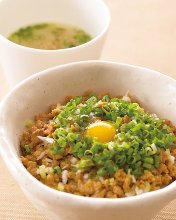 Soboro Gohan (seasoned ground meat rice)