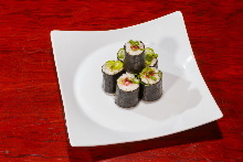Yam sushi rolls