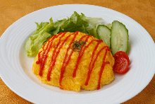 Rice omelet