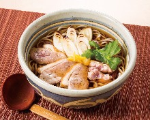 Buckwheat noodles with roasted duck
