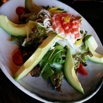 Shrimp and avocado salad