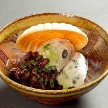 Kinako (soybean flour) ice cream