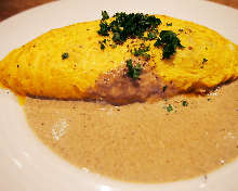 Foie gras omelet