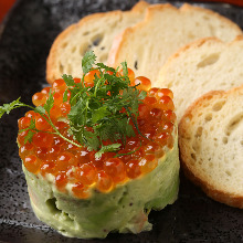 Shrimp and avocado tartare