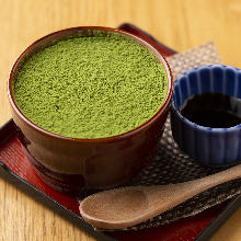 Matcha pudding