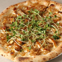 Teriyaki chicken pizza