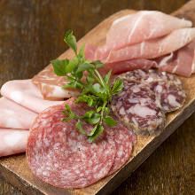 Assorted ham and prosciutto