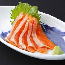 Salmon sashimi