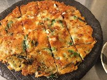Seafood cheese pajeon