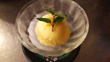 Yuzu sherbet