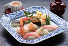 Assorted nigiri sushi