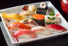 Assorted nigiri sushi