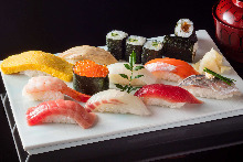 Assorted nigiri sushi