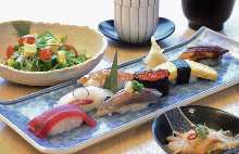 Assorted nigiri sushi