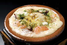 Seafood gratin