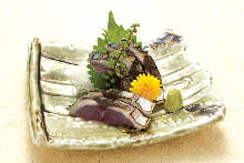 Seared pickled mackerel Seared pickled mackerel