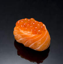Salmon and roe