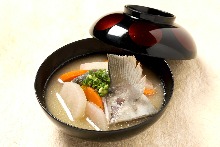 Fish stock soup