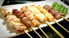 Assorted grilled skewers, 7 kinds