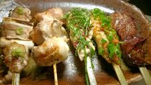 Assorted grilled skewers, 5 kinds