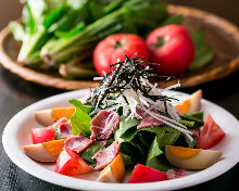 Bacon and spinach salad