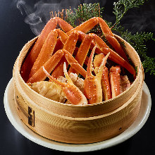 Steamed crab