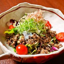 Slow-poached egg salad