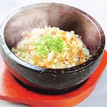 Stone grilled bibimbap