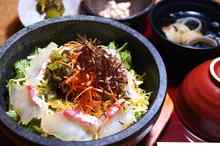 Marinade red sea bream rice bowl