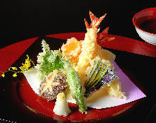 Assorted tempura