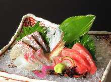 Assorted sashimi, 3 kinds Assorted sashimi, 3 kinds
