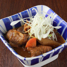 Simmered organ meats