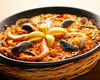 Seafood paella