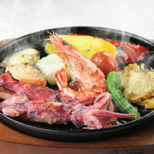 Seafood teppanyaki