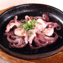 Octopus teppanyaki