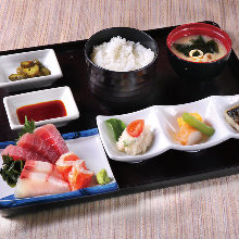 Sashimi set meal