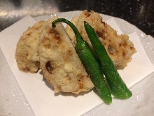 Lotus root tempura