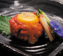 Horse meat tartare