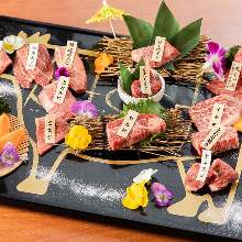 Assorted Wagyu beef