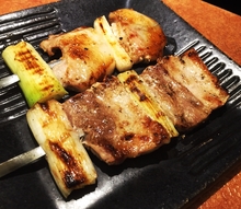 Grilled pork skewer