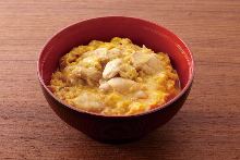 "Oyako" chicken and egg rice bowl