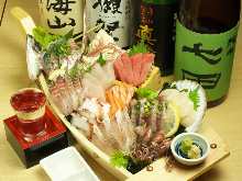 Assorted sashimi, 10 kinds