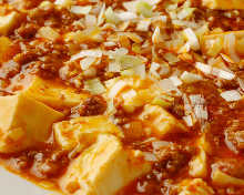 Spicy tofu and ground meat