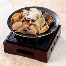 Manila clams steamed with sake