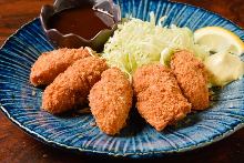 Deep-fried oysters