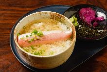 Shake chazuke(salmon and rice with tea)